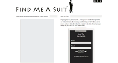 Desktop Screenshot of findmeasuit.com